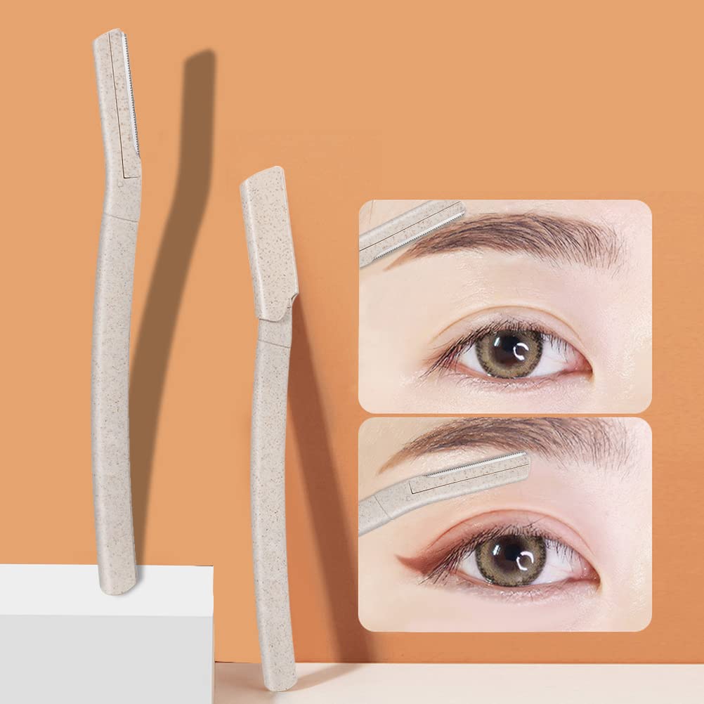 12-Pack Dermaplaning Blades for Face - Facial Razors for Women & Men - Eyebrow Shaper & Peach Fuzz Remover - Exfoliating Dead Skin & Fine Hair Removal Tool - Perfect for At-Home Spa, Pre-Makeup Prep & Smooth Skin Care Routine