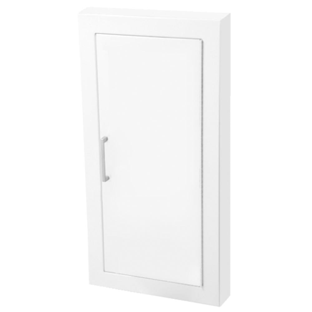 JL Industries 1016S21 Ambassador Fire Extinguisher Cabinet - Solid Steel Construction with Pull Handle - Ideal for Commercial Buildings, Warehouses & Office Safety Compliance
