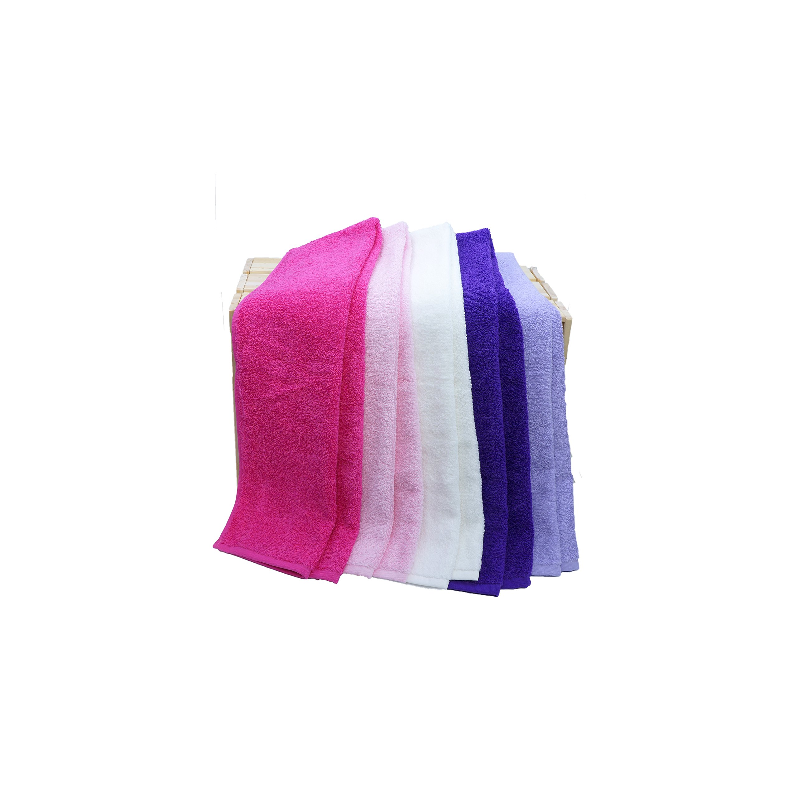 Premium 100% Cotton Terry Gym & Yoga Towel - Ultra Soft, Absorbent, Quick-Dry for Fitness, Sports, Camping & Outdoor Activities