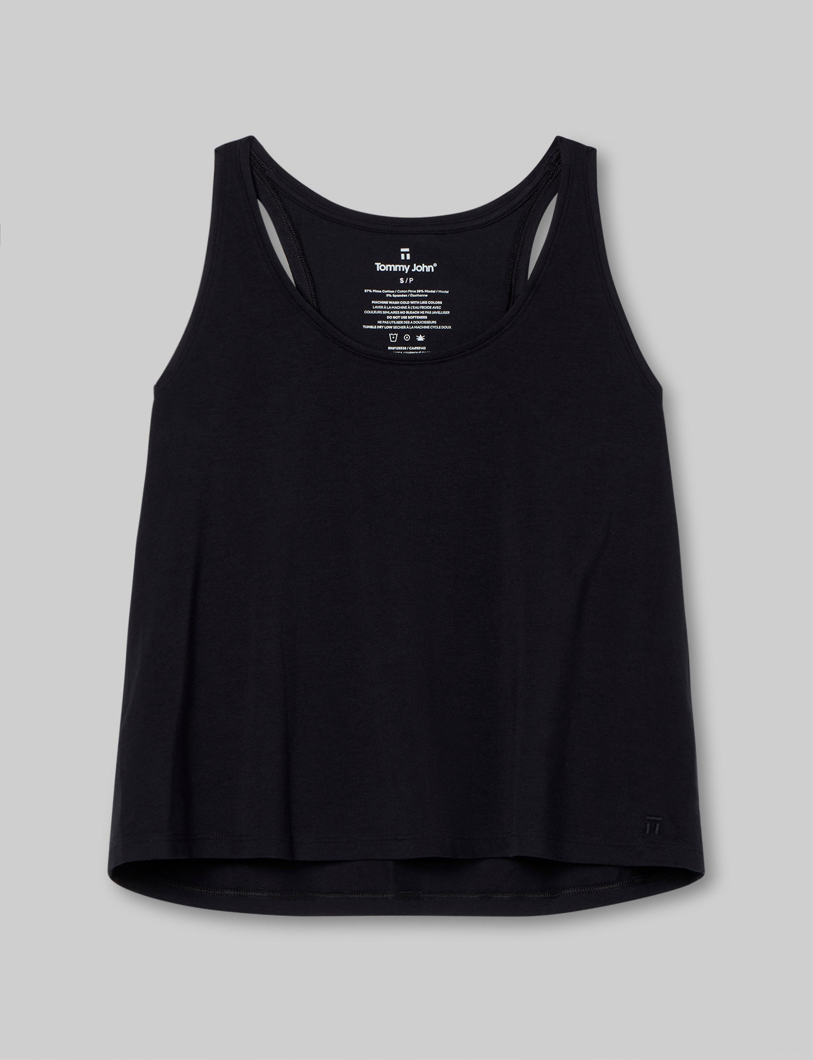 Women's Second Skin Not Too Cropped Tank Top - Soft Stretchy Comfort Fit Workout & Lounge Wear for Yoga, Gym, and Casual Outfits