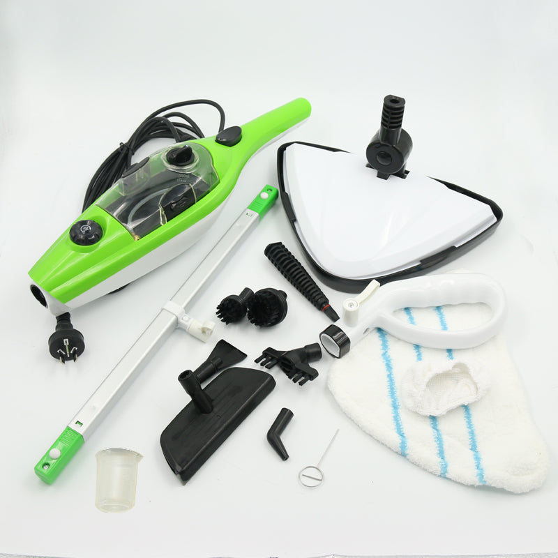 10-in-1 360° Steam Mop Floor Cleaner with Adjustable Handle - Multi-Surface Steam Cleaning for Hardwood, Tile & Kitchen Floors - Perfect for Home, Office & Pet Hair Removal
