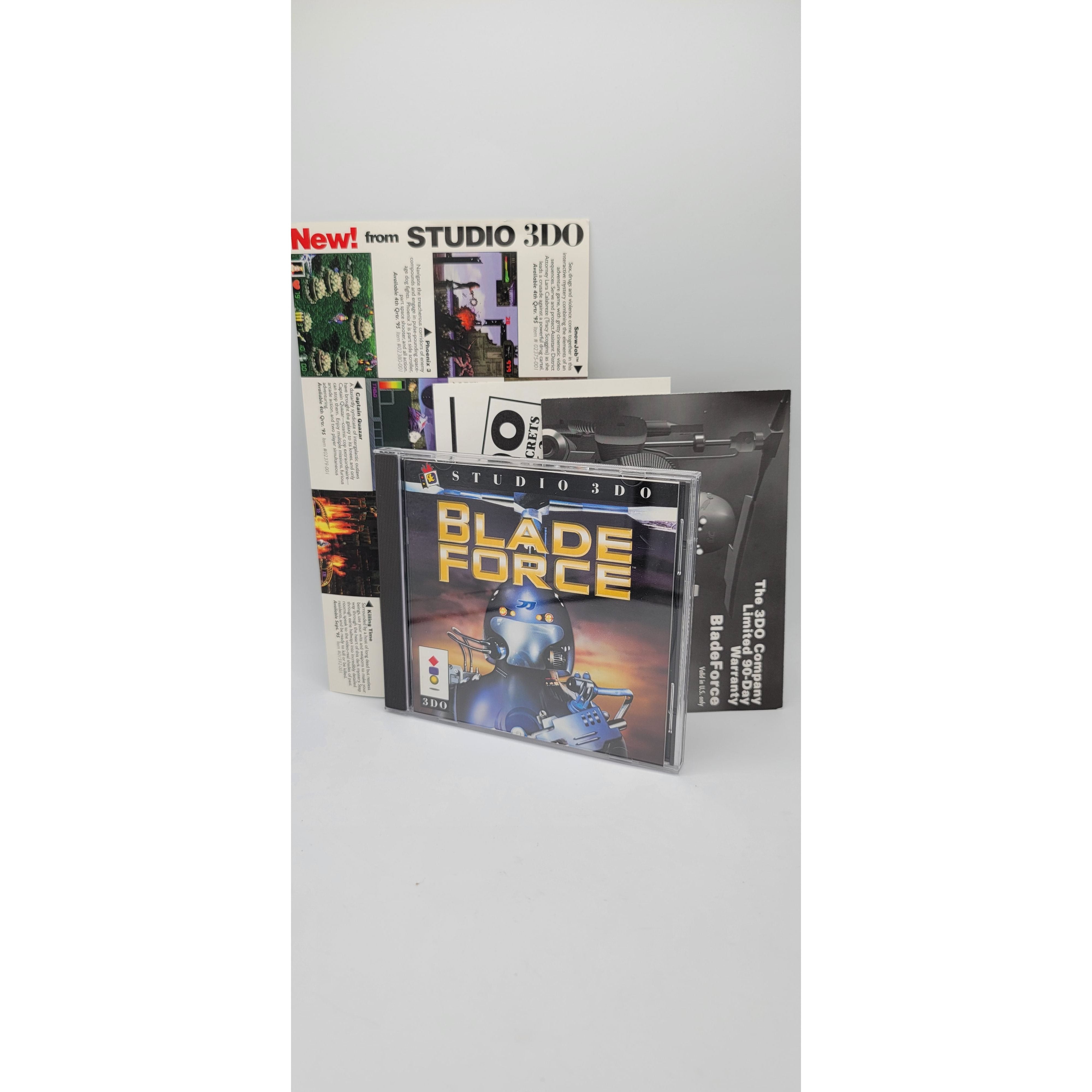 3DO Blade Force - Classic 3D Fighting Game for Retro Gaming Enthusiasts | Perfect for Nostalgic Gaming Nights and Collectors