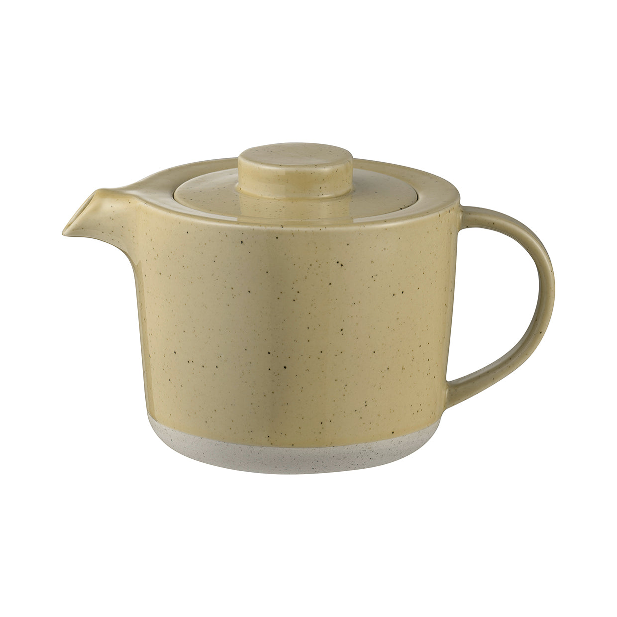 Premium Ceramic Stoneware Teapot with Removable Stainless Steel Filter - 34oz (1L) Capacity - SABLO - Perfect for Loose Leaf Tea, Herbal Infusions & Home Brewing