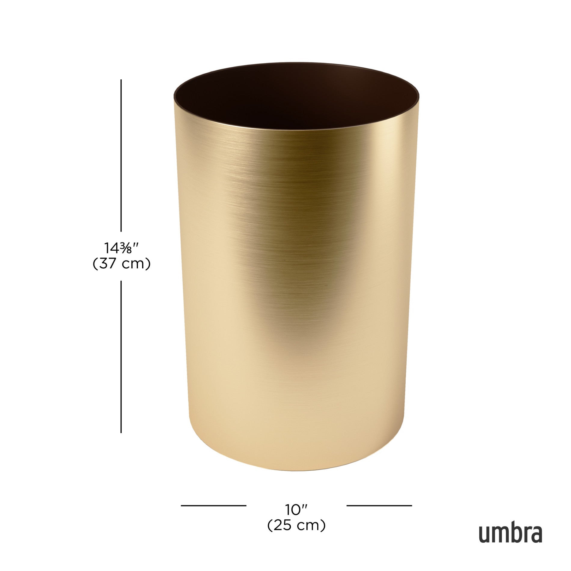 Stainless Steel Trash Can with Lid - 13 Gallon Metal Garbage Bin for Kitchen, Office, Bathroom & Outdoor Use - Durable & Odor-Proof Wastebasket