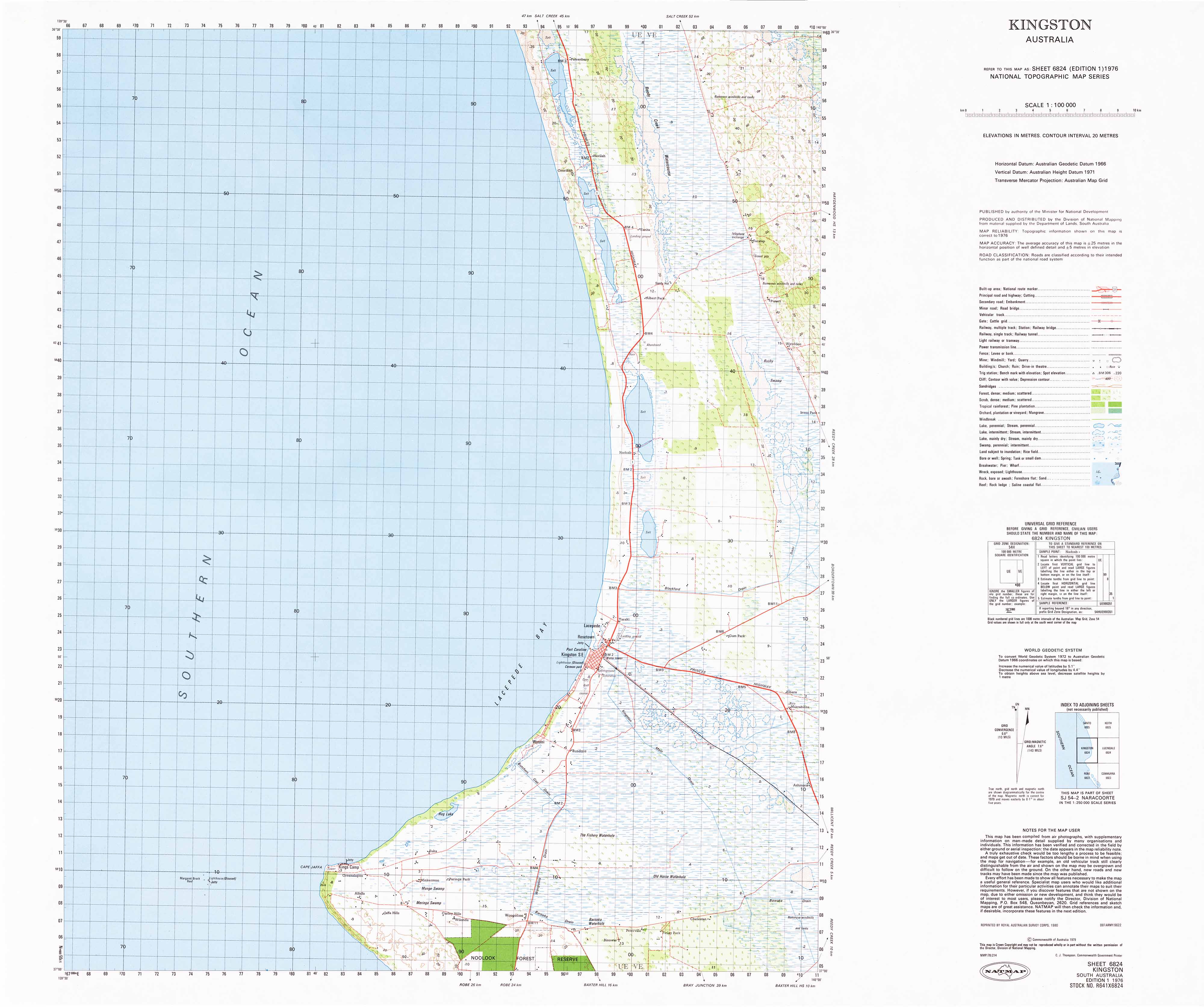 Kingston 1:100,000 Scale Topographic Map - Detailed Hiking, Camping & Outdoor Adventure Navigation for USA Buyers