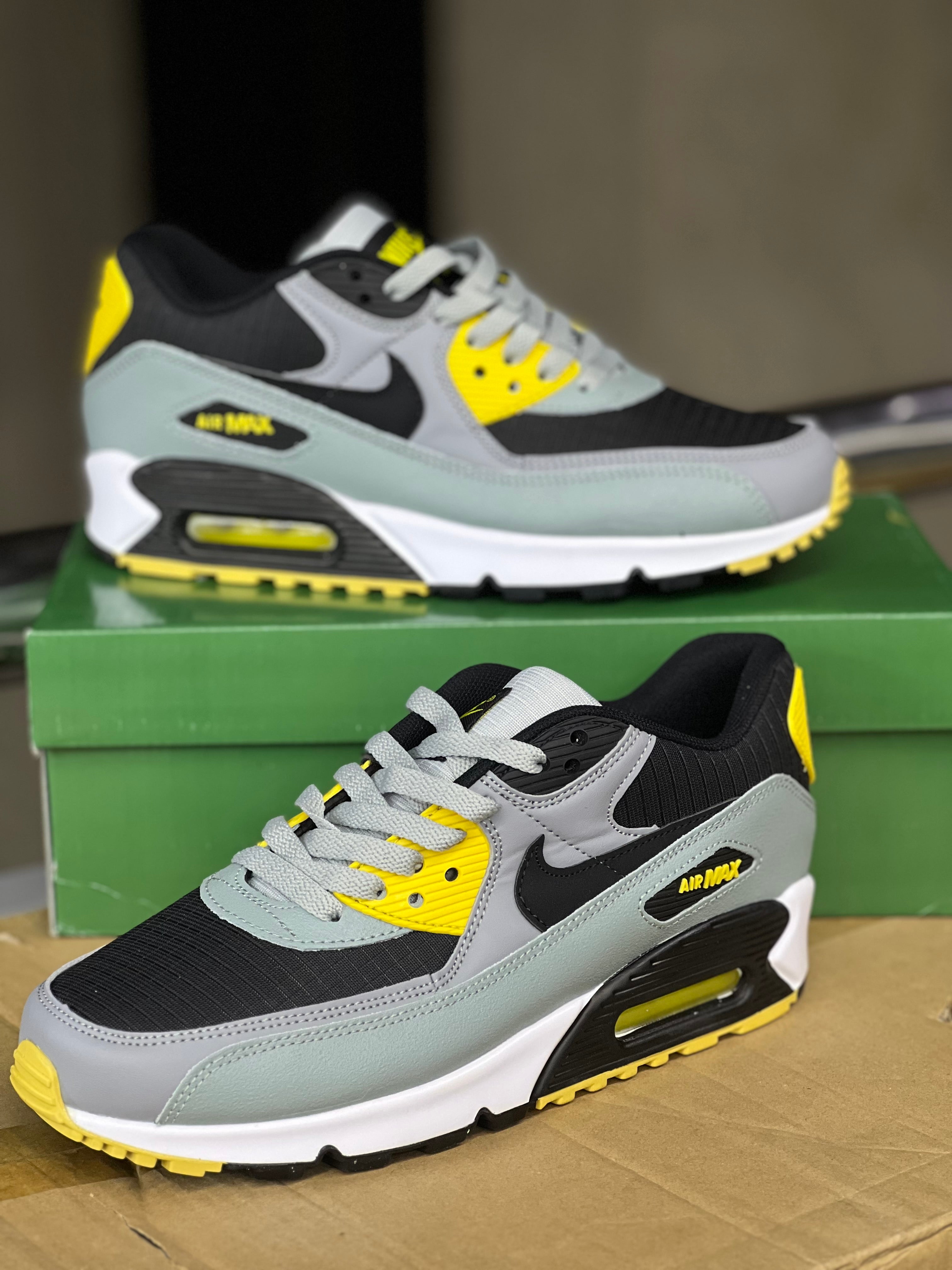 Nike Air Max 90 Sneakers for Men - Batman Inspired Running Shoes for Casual Wear & Street Style