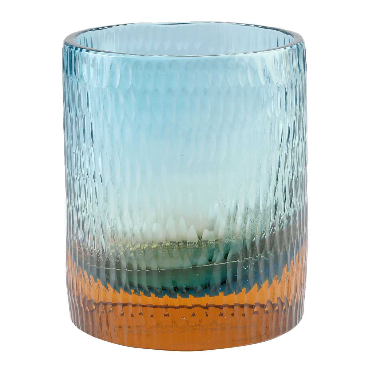 PRE ORDER Bottoms Up Glass in Turquoise/Melon - Perfect for Parties, Weddings & Celebrations - Elegant Drinking Glass for Cocktails & Beer