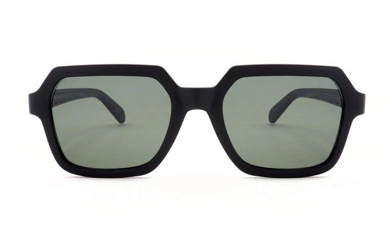 Vulk Prossima Mblk/G15 Polarized Sunglasses - UV Protection, Anti-Glare for Outdoor Sports & Driving