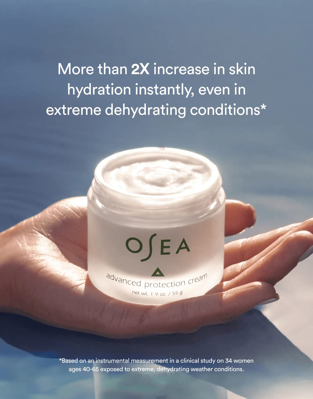 OSEA Advanced Protection Face Cream 1oz - Hydrating Moisturizer for Dry Skin with Bio-Retinol | Vegan, Cruelty-Free & Clean Beauty | Seaweed Skincare for Daily Hydration & Anti-Aging | Perfect for Night Routine & Sensitive Skin Care