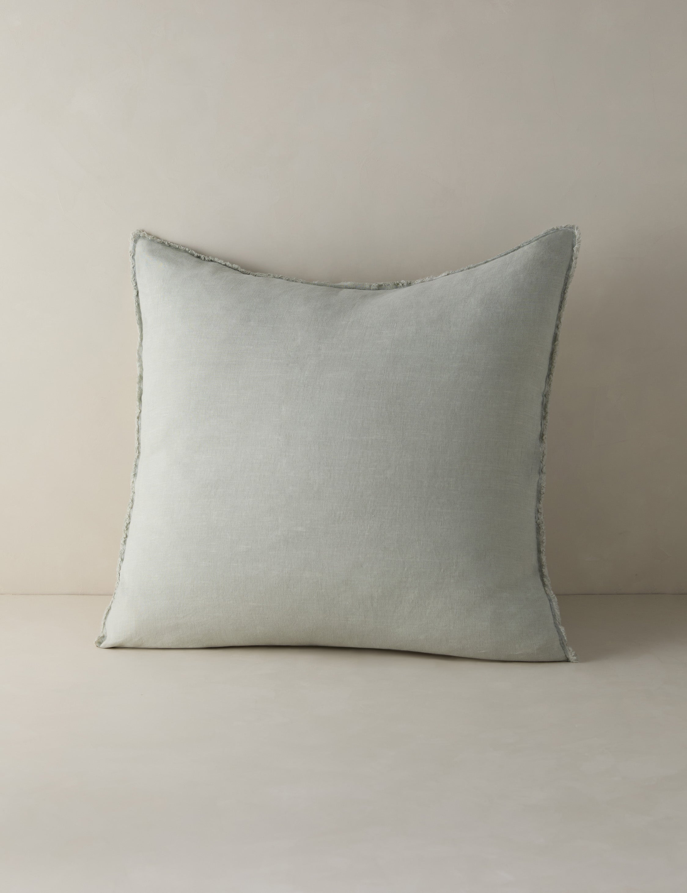 Pom Pom at Home Blair Stonewashed Linen Sham - Soft & Breathable Pillow Cover for Bedroom Decor | Perfect for Coastal, Farmhouse & Boho Style Homes