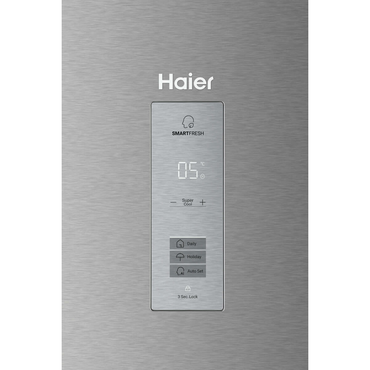 Haier 465L Frost-Free Refrigerator HRF505VS - Energy Efficient Upright Freezer with Adjustable Shelves for Home, Kitchen, Office & Dorm Use