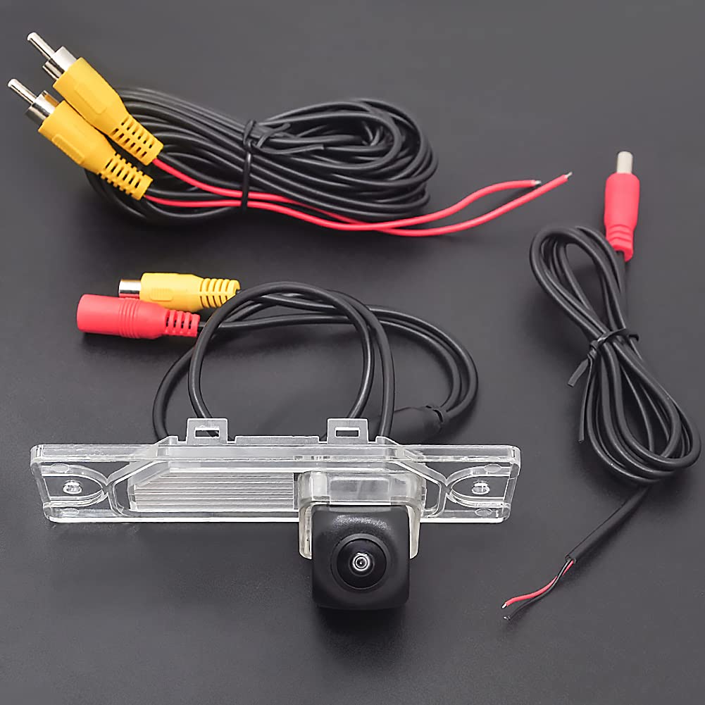 Renault Koleos LED License Plate Backup Camera 2007-2014 - HD Fisheye Reverse Parking Aid for Night Vision & Safety - Perfect for Tight Parking Spots & Low Visibility Conditions