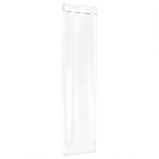 Piokio 100 Pack 3x12 Inch Clear Reclosable Zipper Plastic Bags with Hang Hole - 2 Mil Thick Jewelry Packaging Bags for Necklaces, Pendants, Incense & Small Items - Perfect for Retail Display, Shipping & Storage