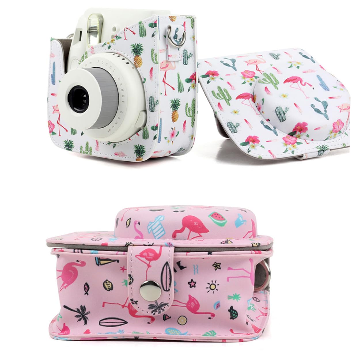 PartyKindom 3-Piece Protective Case Set for Fujifilm Instax Mini 9 Instant Camera - Durable Camera Bag & Accessories for Travel, Parties & Everyday Use