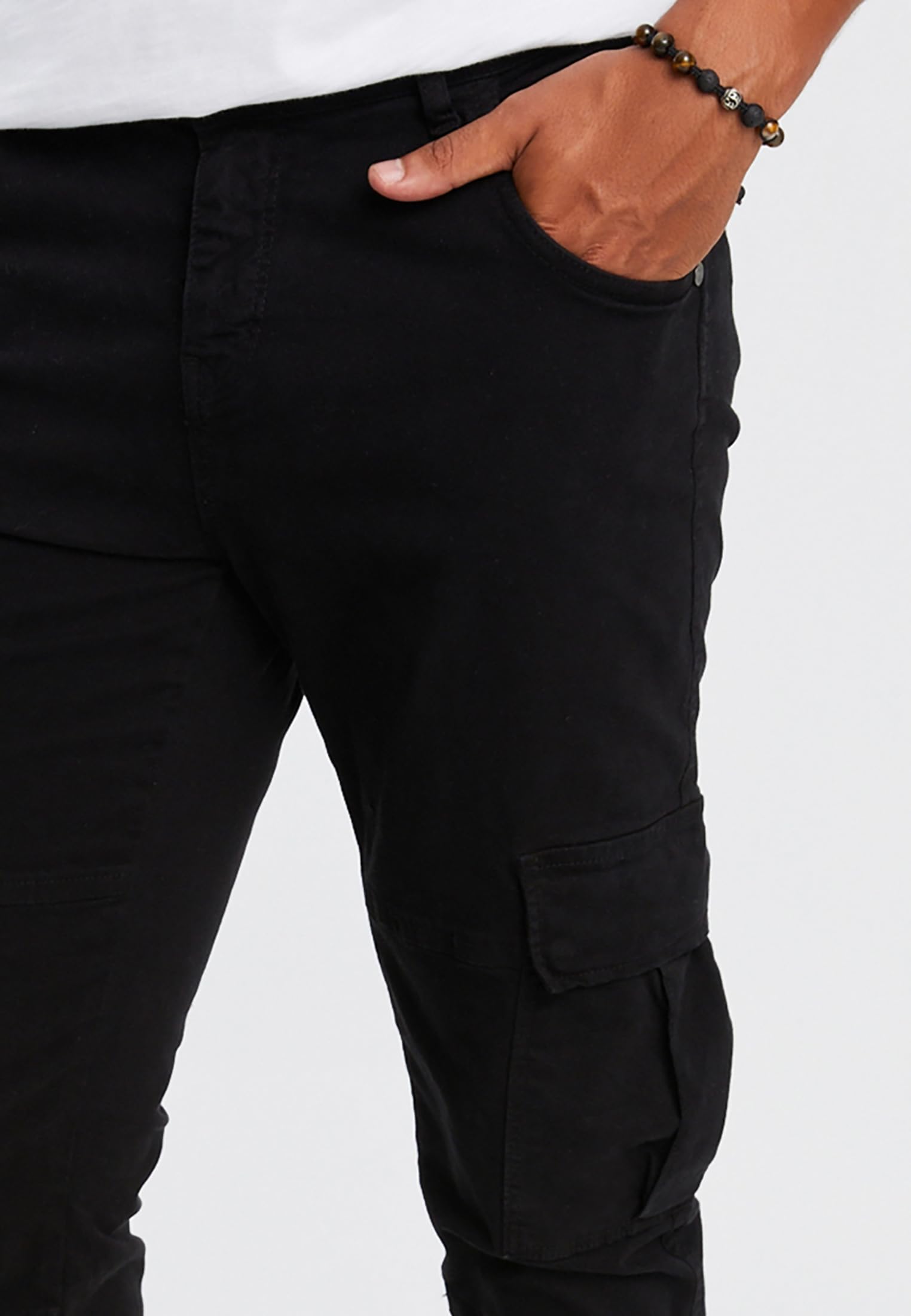 Leif Nelson Men's Slim Fit Stretch Denim Jeans LN-9285 - Comfortable & Durable for Casual Wear, Work & Outdoor Activities