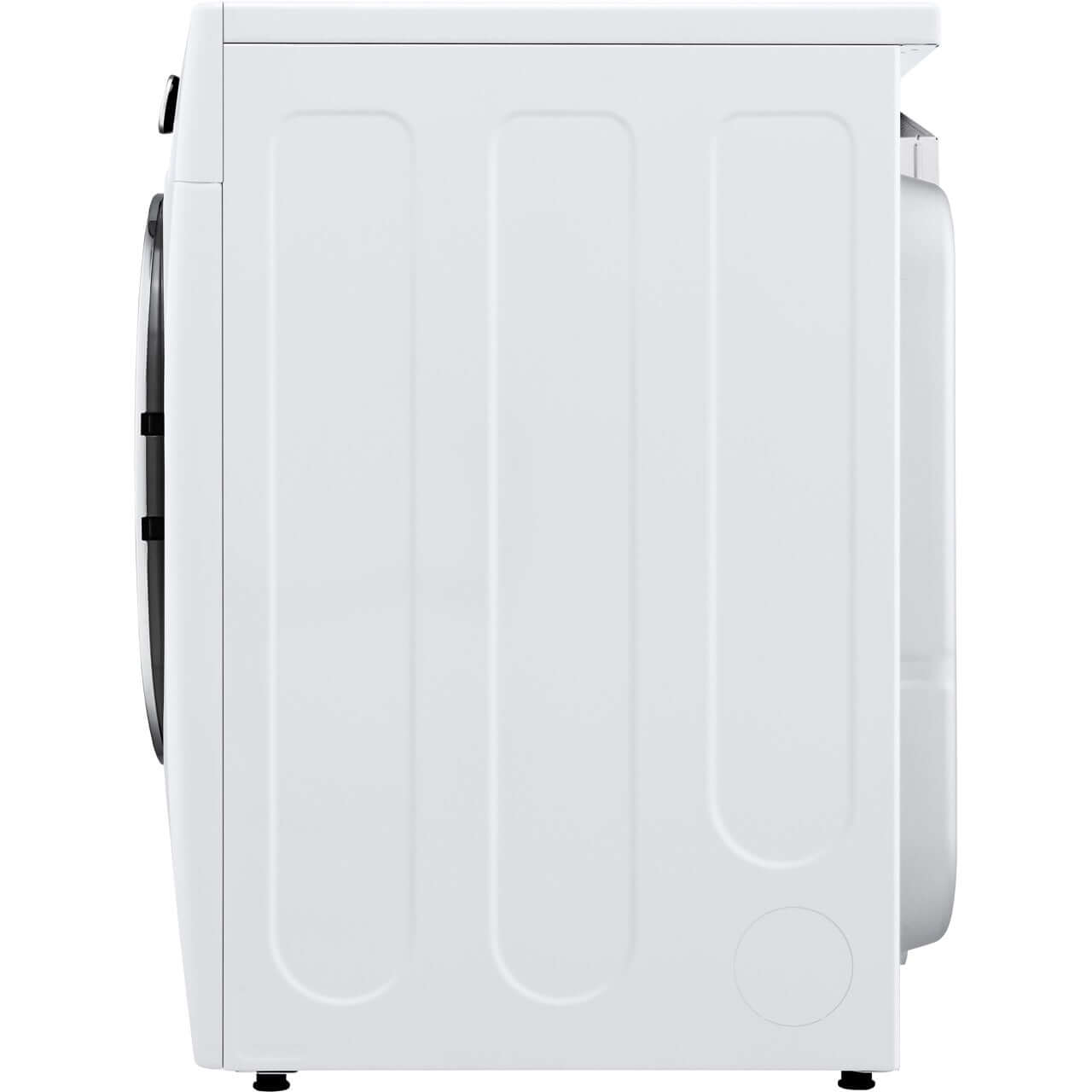 LG DLGX4201W 27 Inch 7.4 Cu Ft Front Load Gas Dryer with TurboSteam Technology - Built-In Intelligence, White - Perfect for Large Families & Quick Drying Needs