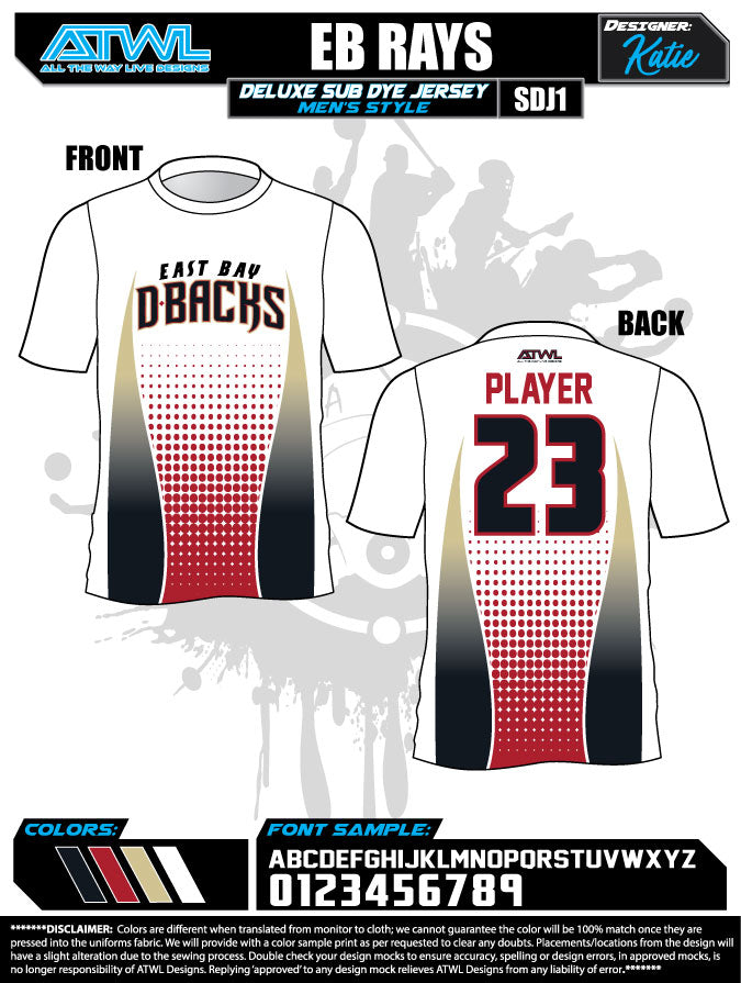 East Bay Fall League Men's Sublimated Basketball Jerseys - Custom Team Uniforms for Basketball Tournaments & Streetwear Fashion