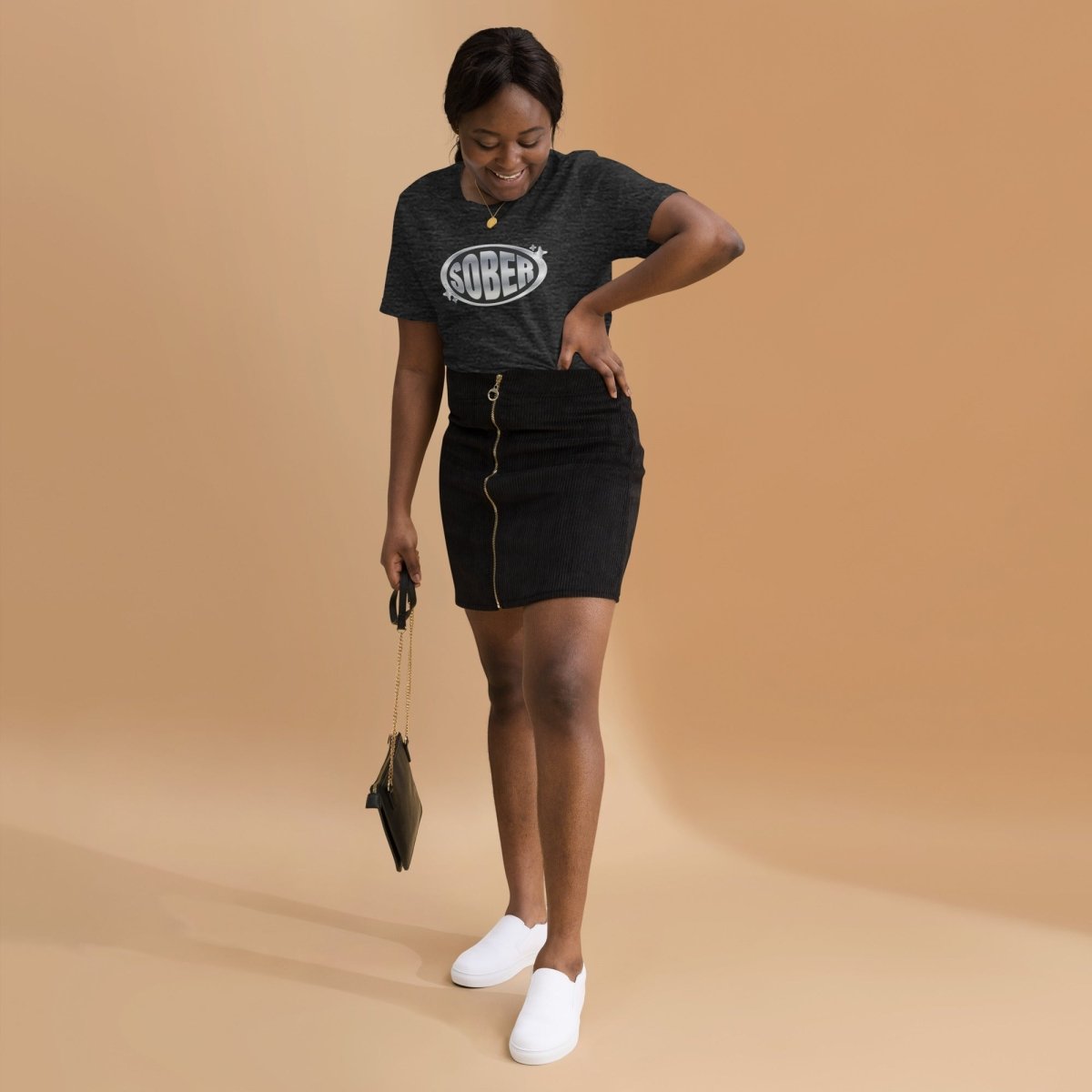 Sober and Shining Unisex T-Shirt - Comfortable Cotton Casual Tee for Men & Women - Perfect for Everyday Wear, Parties, and Social Events