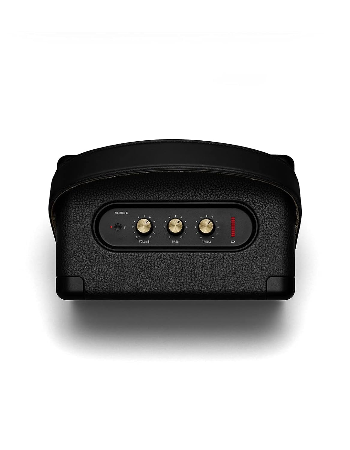 Marshall Kilburn II Portable Bluetooth Speaker - Wireless, Waterproof, Premium Sound - Black & Brass Finish | Perfect for Outdoor Adventures, Beach Parties & Home Entertainment