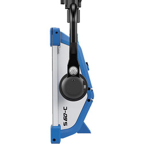 ARRI SkyPanel S60 C LED Soft Light with Manual Yoke - Blue/Silver Color, Edison Plug - Professional Studio Lighting for Film, Photography & Video Production
