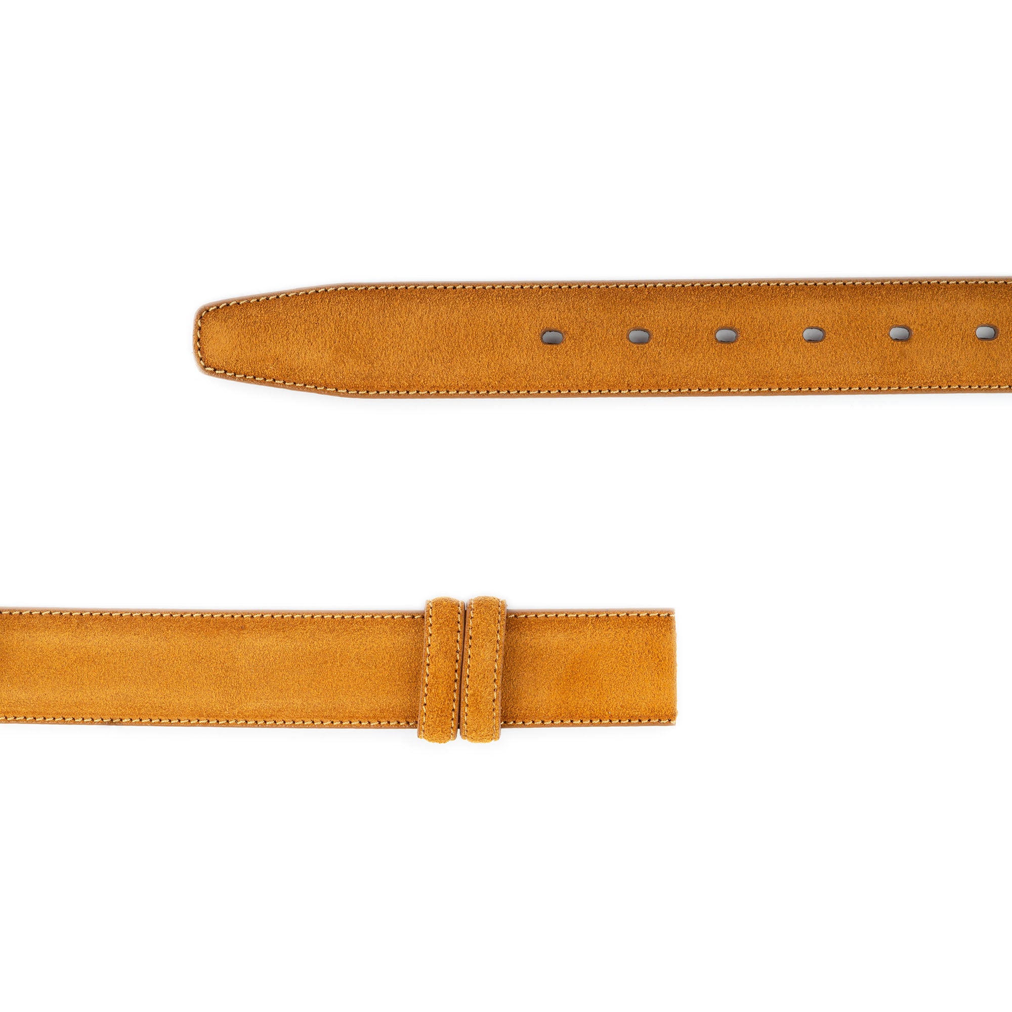 Genuine Camel Suede Belt Straps for Ferragamo Buckles Replacement - 1 3/8 Inches Wide - Perfect for DIY Belt Repair & Luxury Accessory Customization