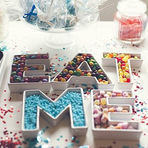 Elegant Porcelain Candy Dish & Nut Plate - Perfect for Party Decor, Wedding Centerpieces & Home Serving (Letter E) | Ideal for Candy Buffets, Dessert Tables & Holiday Entertaining