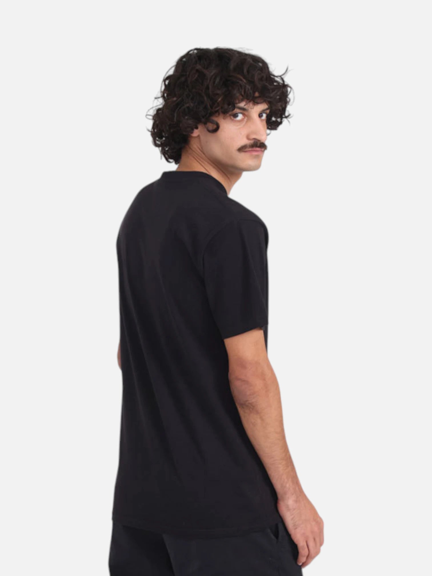 Vans Hi Stretch SS Black T-Shirt for Men - Comfortable & Stylish Casual Wear for Street Fashion & Everyday Outfits
