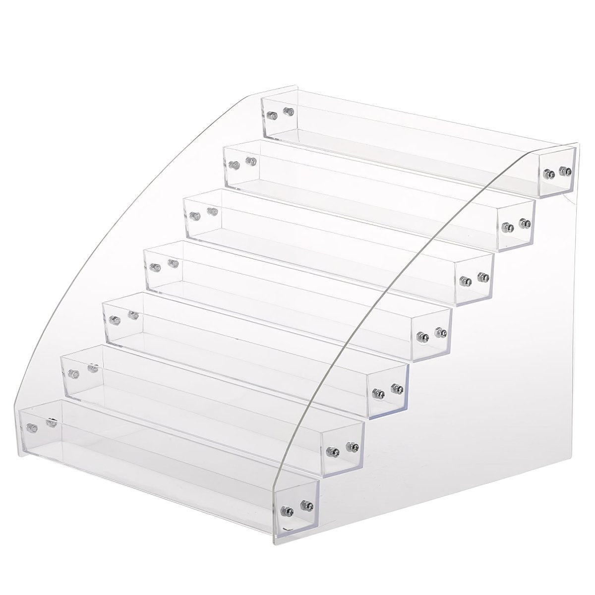 Acrylic Nail Polish Organizer - 24 Bottle Wall Mount Display Rack for Salon & Home Use | Perfect for Nail Artists & DIY Enthusiasts