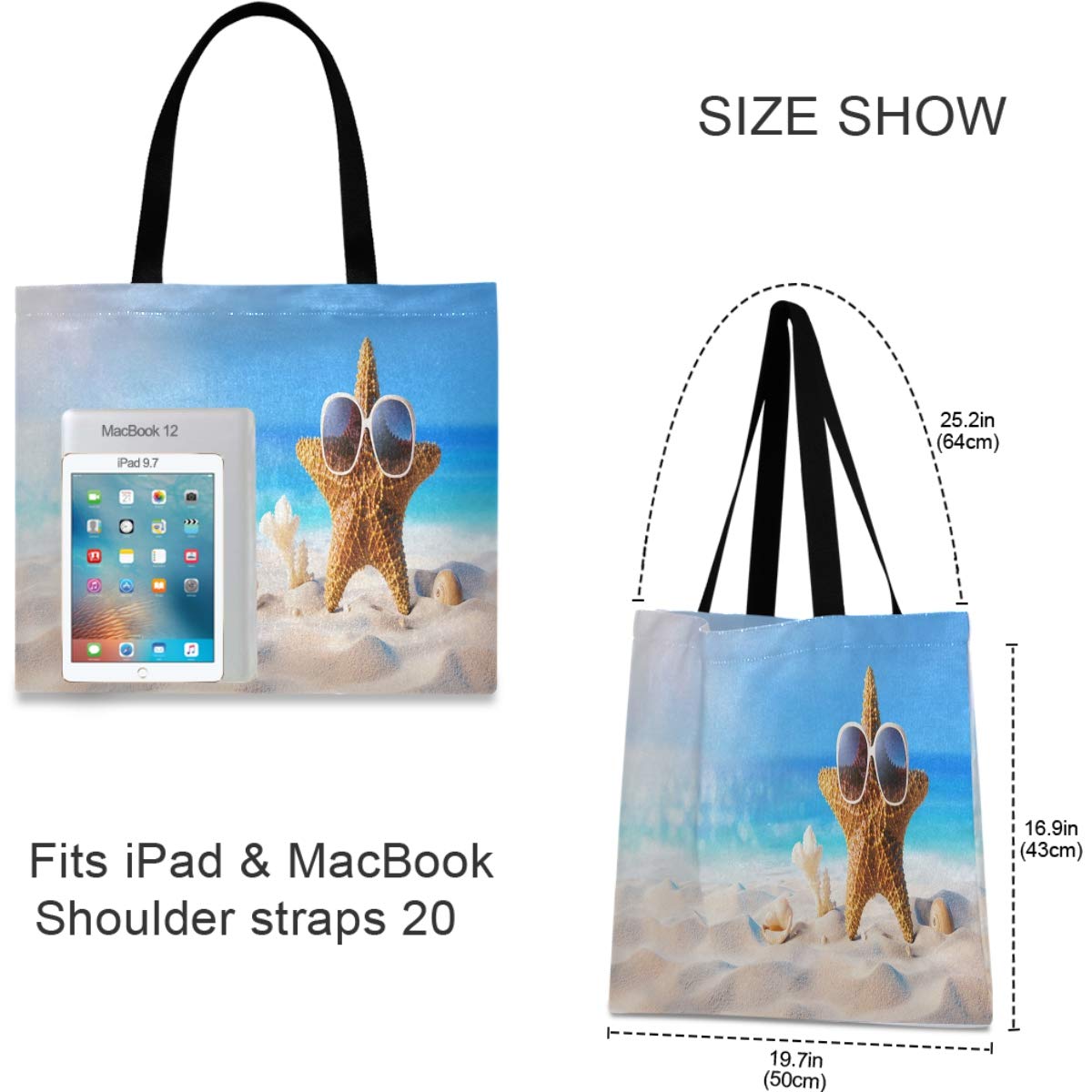 Stylish Canvas Tote Bag for Women - Lightweight Foldable Shoulder Bag, Perfect for Shopping, Travel & Daily Use | Fashionable Handbag for Teens & Ladies