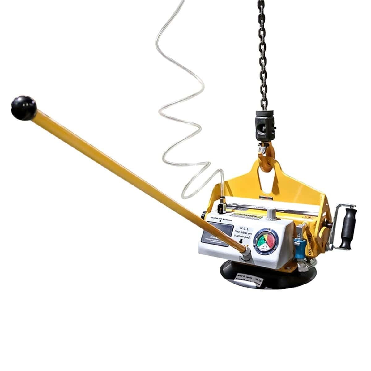 Aardwolf AVLHP240/480 Hand Pump Vacuum Lifter - Portable Suction Cup Lifting Tool for Glass, Tiles, and Smooth Surfaces - Perfect for Construction, Renovation, and DIY Projects