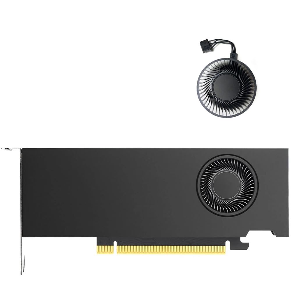 RTX A2000 37mm Replacement Cooling Fan - BAPC0420R2UP001 Quiet Graphics Card Fan for PC Gaming & Workstation Cooling