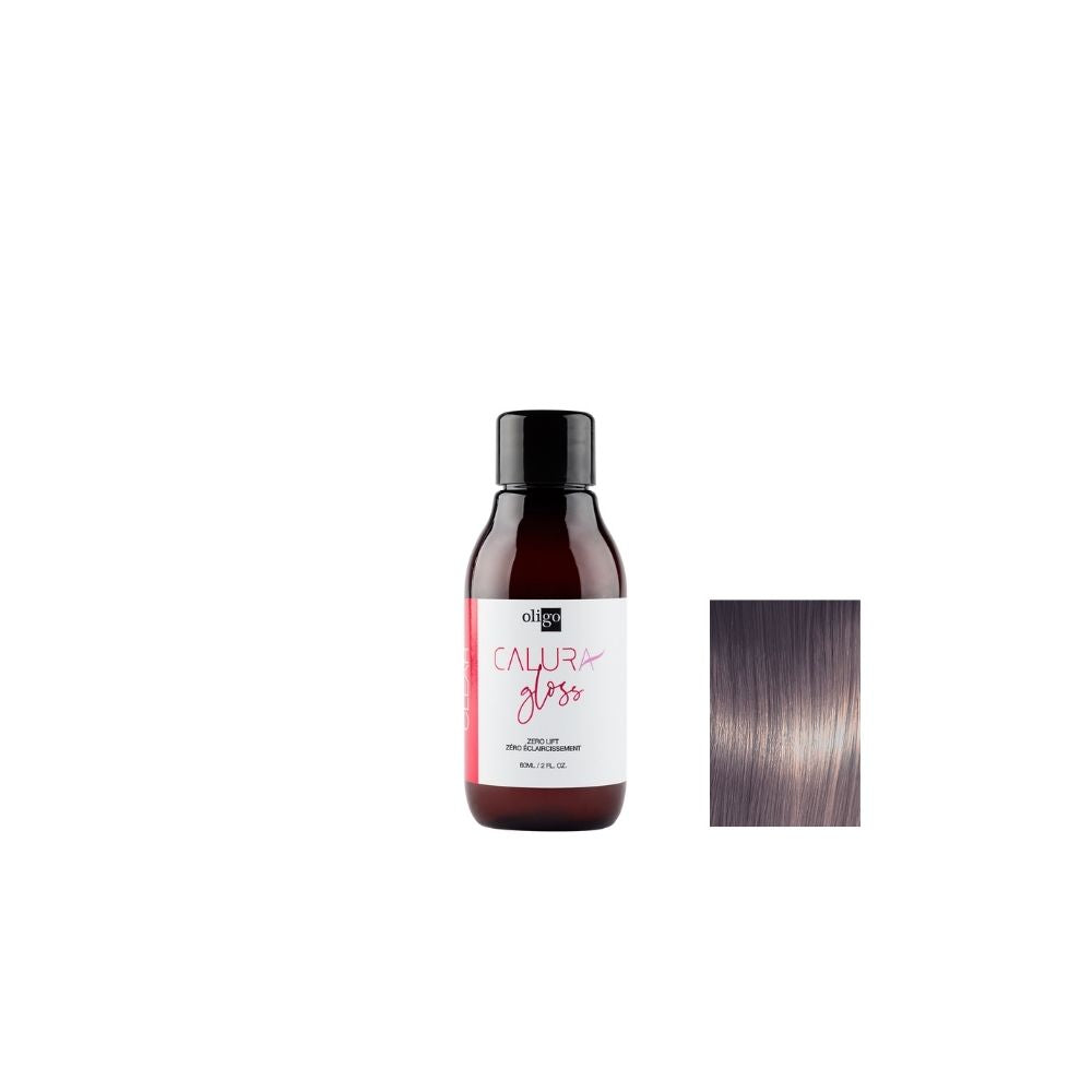 Calura Gloss Demi Permanent Liquid Hair Color - Neutral Shade 8 11/8AA for Professional Salon Use & At-Home Hair Coloring