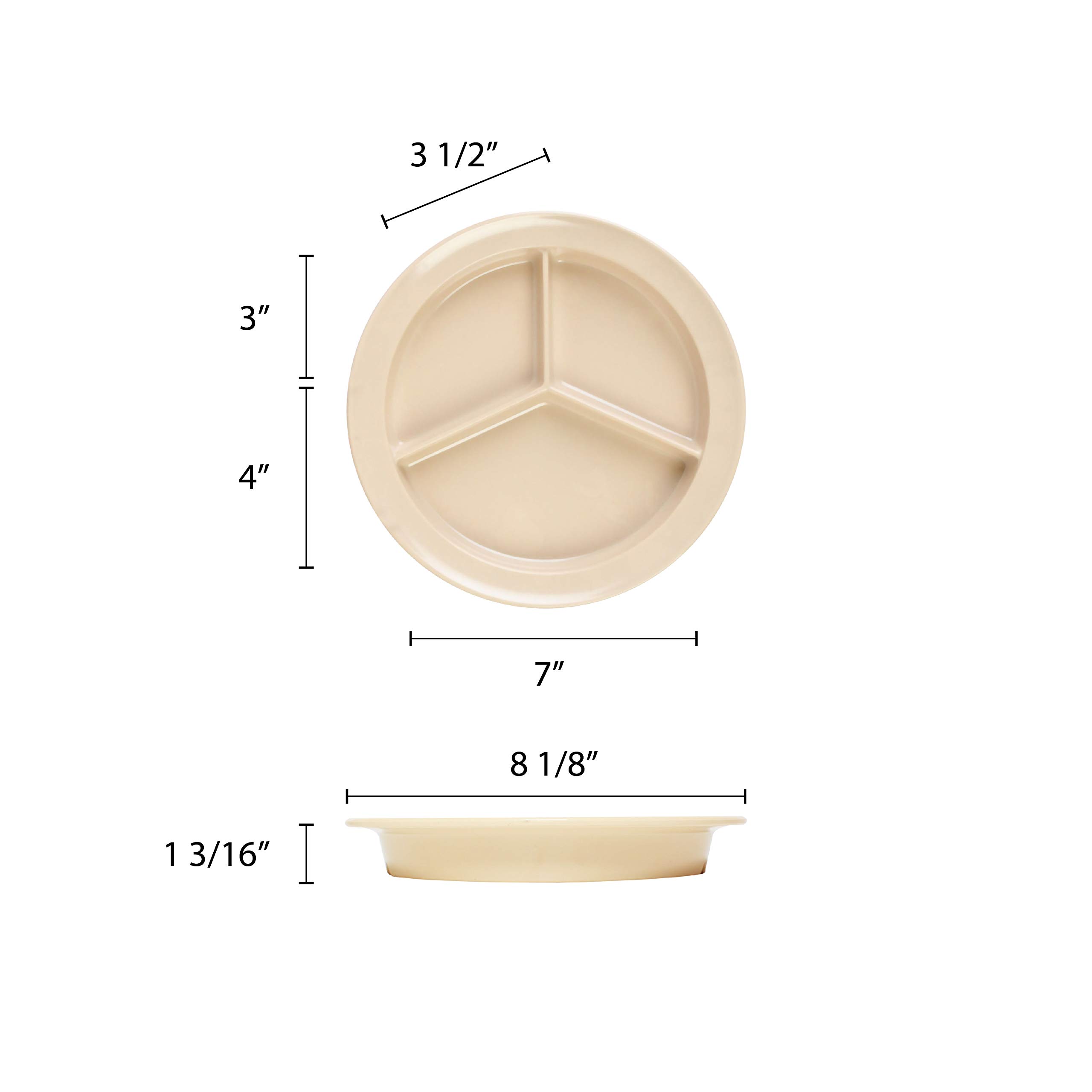 Premium Melamine Dinnerware Set - 8.75