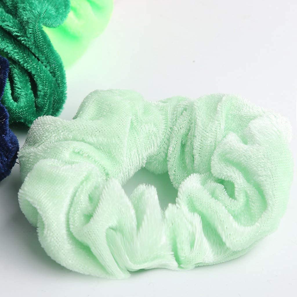 Shidara 24-Piece Velvet Hair Scrunchies Set - Soft Elastic Hair Ties for Women & Girls - Hair Bands & Ropes for Ponytails, Buns & Braids - Perfect for School, Work, Gym & Everyday Styling