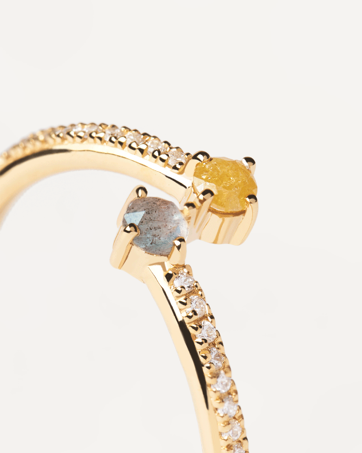 GRID Villa Gold Ring for Women - Elegant 14K Solid Gold Minimalist Ring for Everyday Wear, Gift Giving & Special Occasions