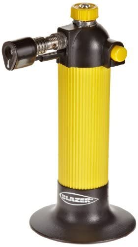 JSP HOT Shot MT3000 Professional Butane Torch Lighter - Yellow Flame for Cooking, Soldering, Candle Making & DIY Projects