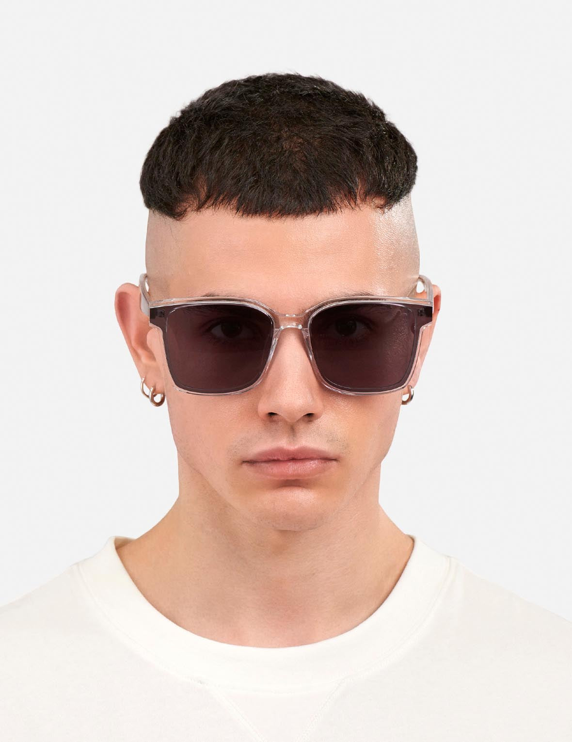 Monogram Temple Square Sunglasses - Trendy Oversized UV Protection Shades for Women & Men - Perfect for Beach, Driving, and Outdoor Activities