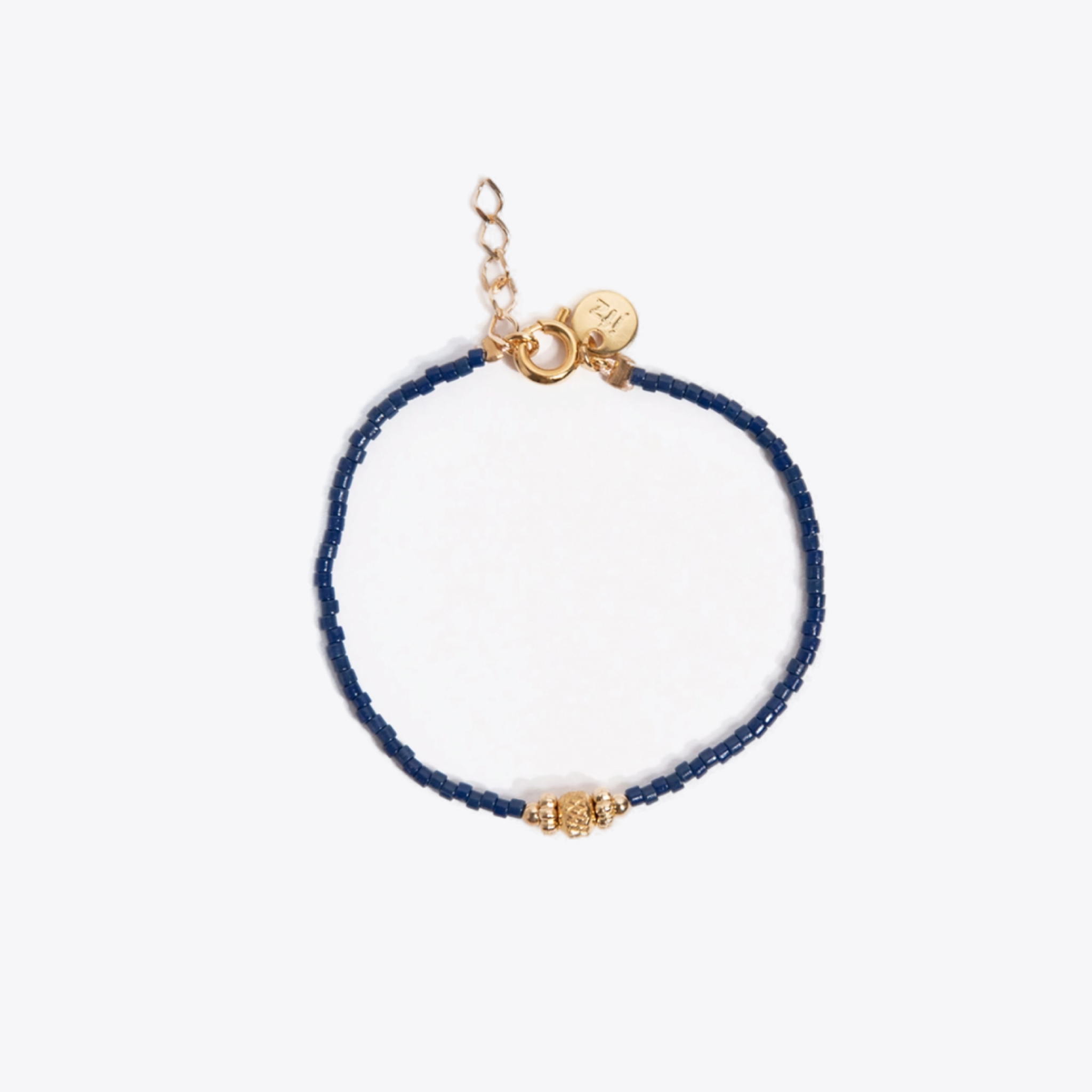 Premium Miyuki Navy Blue Seed Beaded Bracelet for Women - Handmade Jewelry Gift for Birthday, Wedding & Everyday Wear