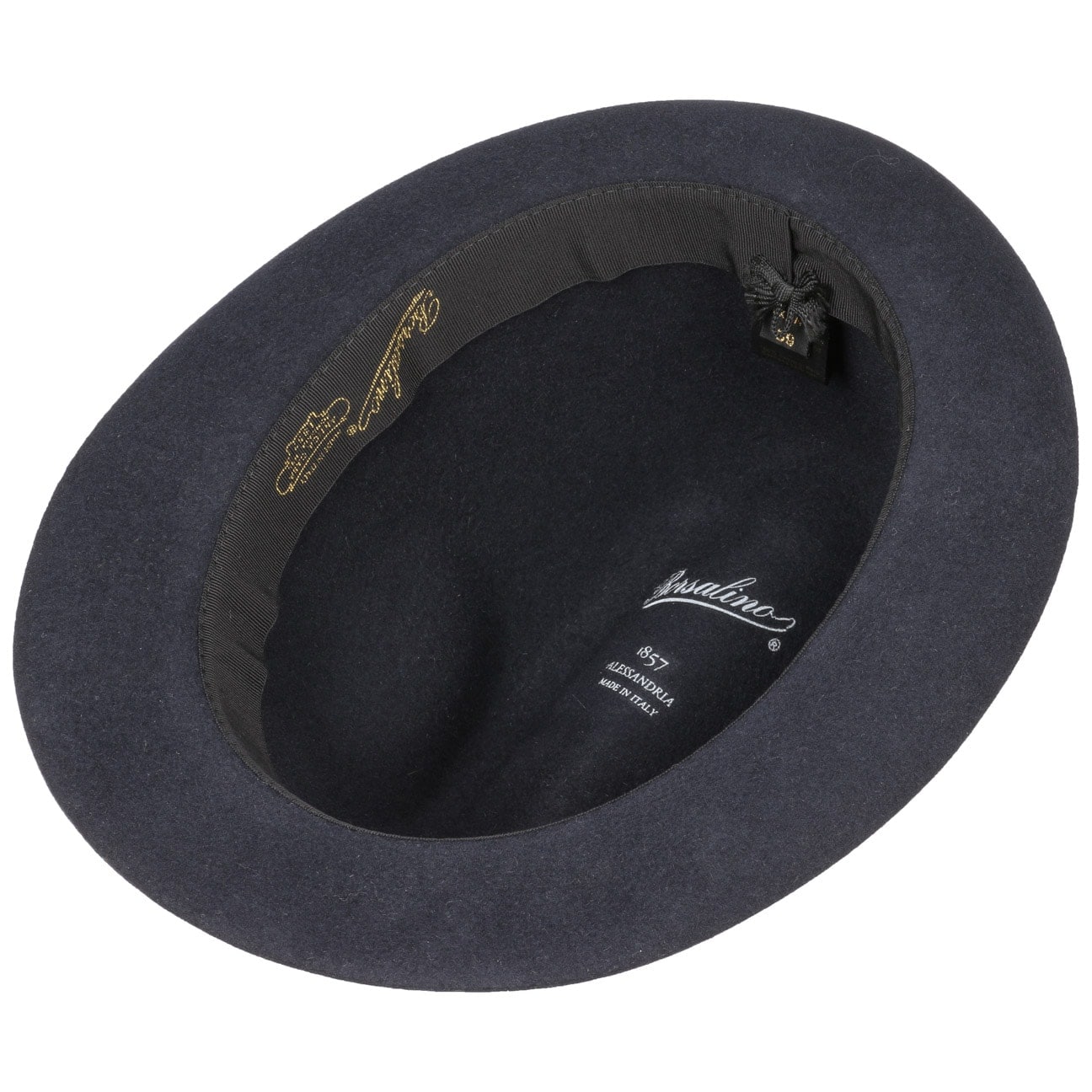 Borsalino Marengo Fur Felt Bogart Hat for Men - Classic Fedora Style for Outdoor, Travel & Formal Occasions