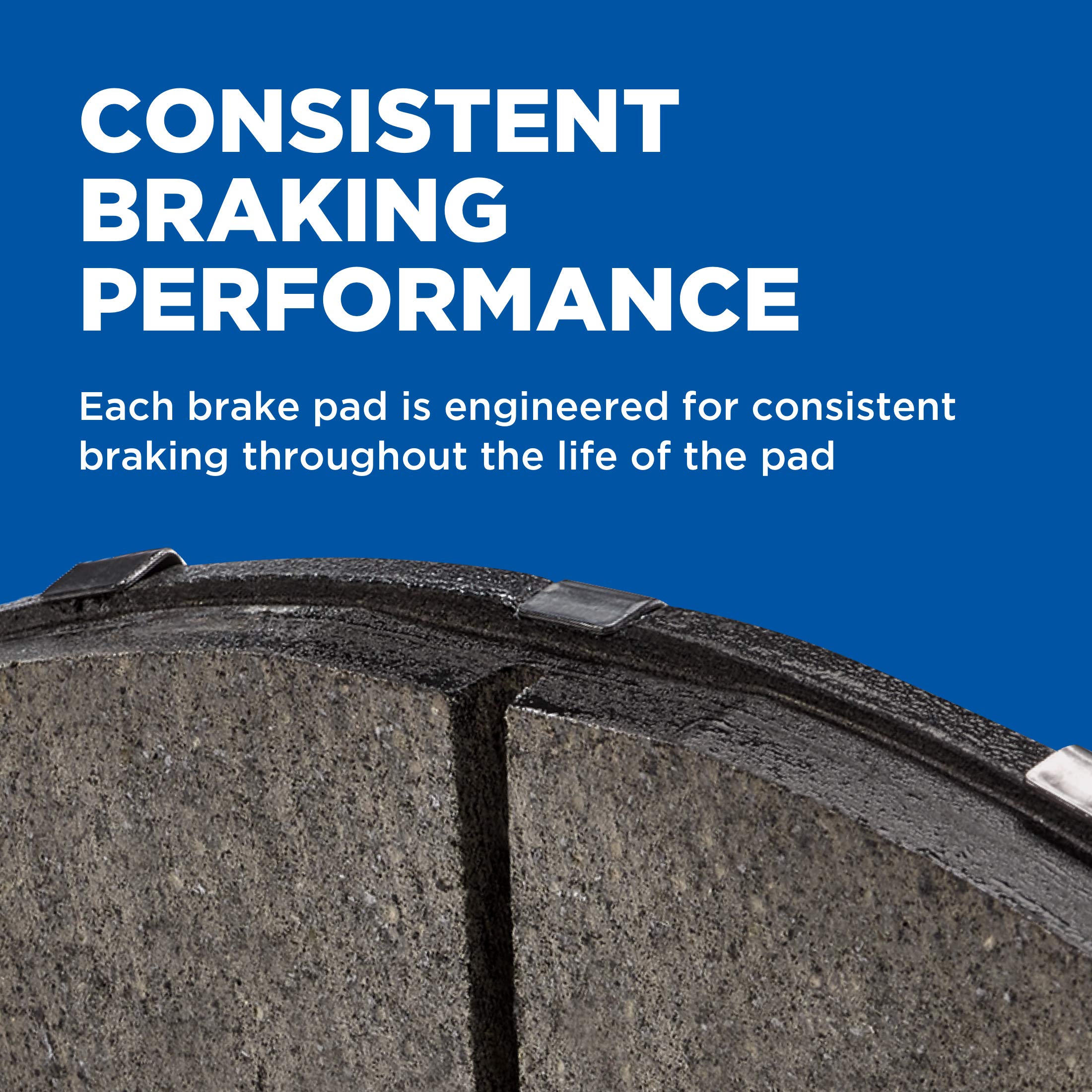 Wagner QuickStop ZD787 Front Disc Brake Pads - Compatible with 2009 Honda Accord | High-Performance Braking for Safe Driving | Perfect for City Commutes & Highway Travel