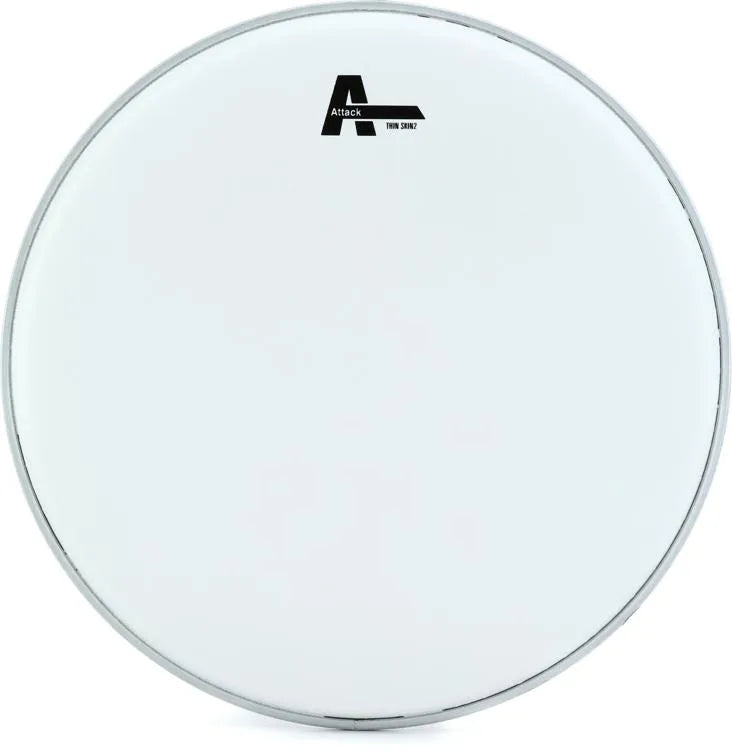 Attack 13 Thin Skin 2 Coated Drumhead - Premium Snare Drum Head for Clear Tone & Durability - Perfect for Jazz, Studio Recording & Live Performances