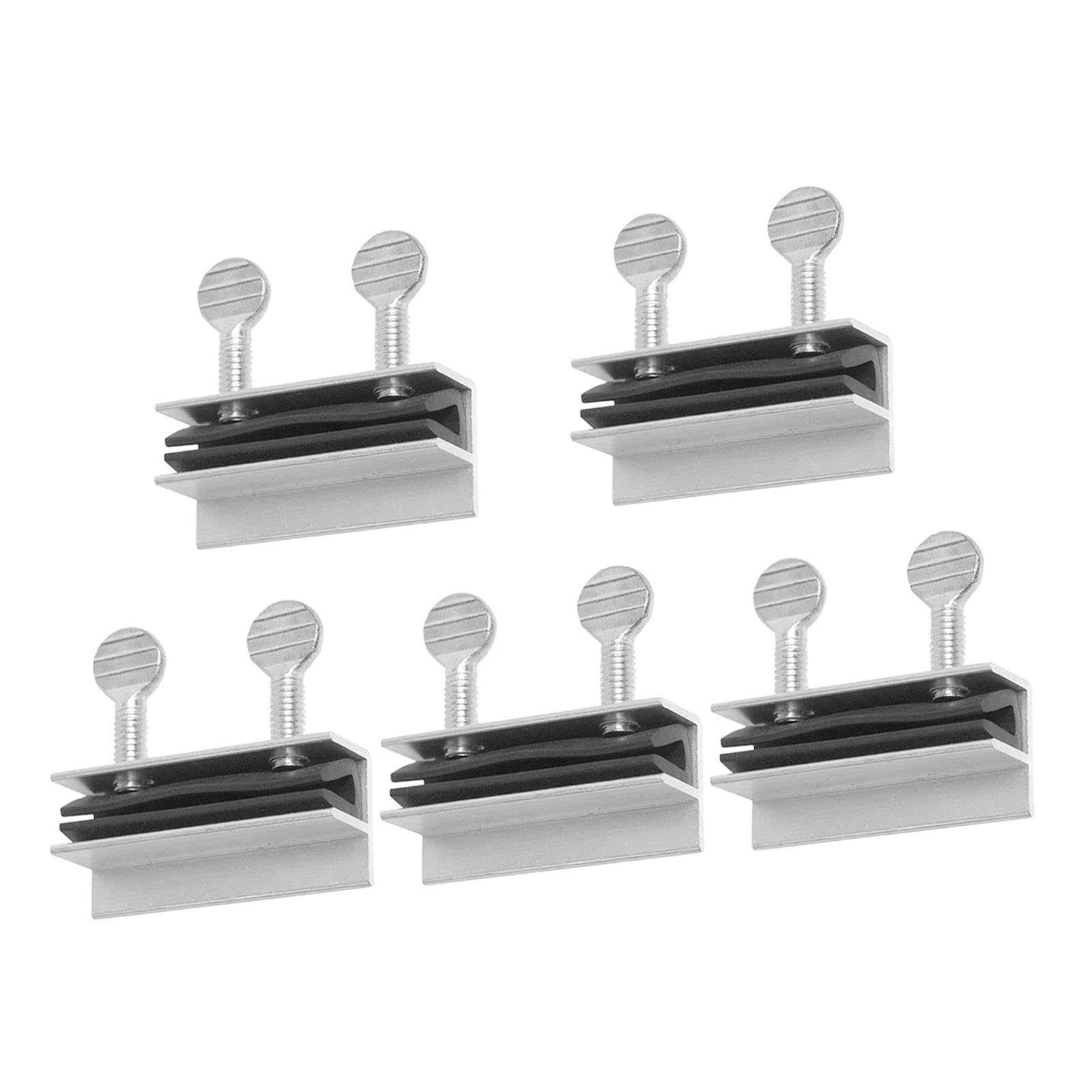 5Pcs Window Lock - Child Safety Window Restrictor, Anti-Theft Lock Buckle, Easy Install Door Lock Stopper (24x24x60mm) for Home, Patio & Sliding Windows - Prevent Accidental Falls & Burglary
