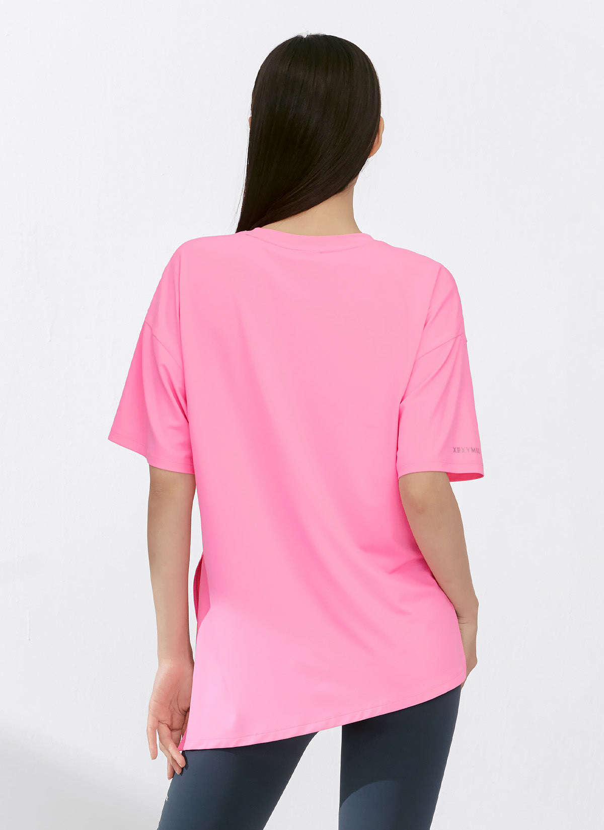 Ice Feather Light 2.0 Unbalanced Loose Fit Short Sleeve T-Shirt for Women - Trendy Oversized Casual Top for Streetwear, Summer Outfits & Layering