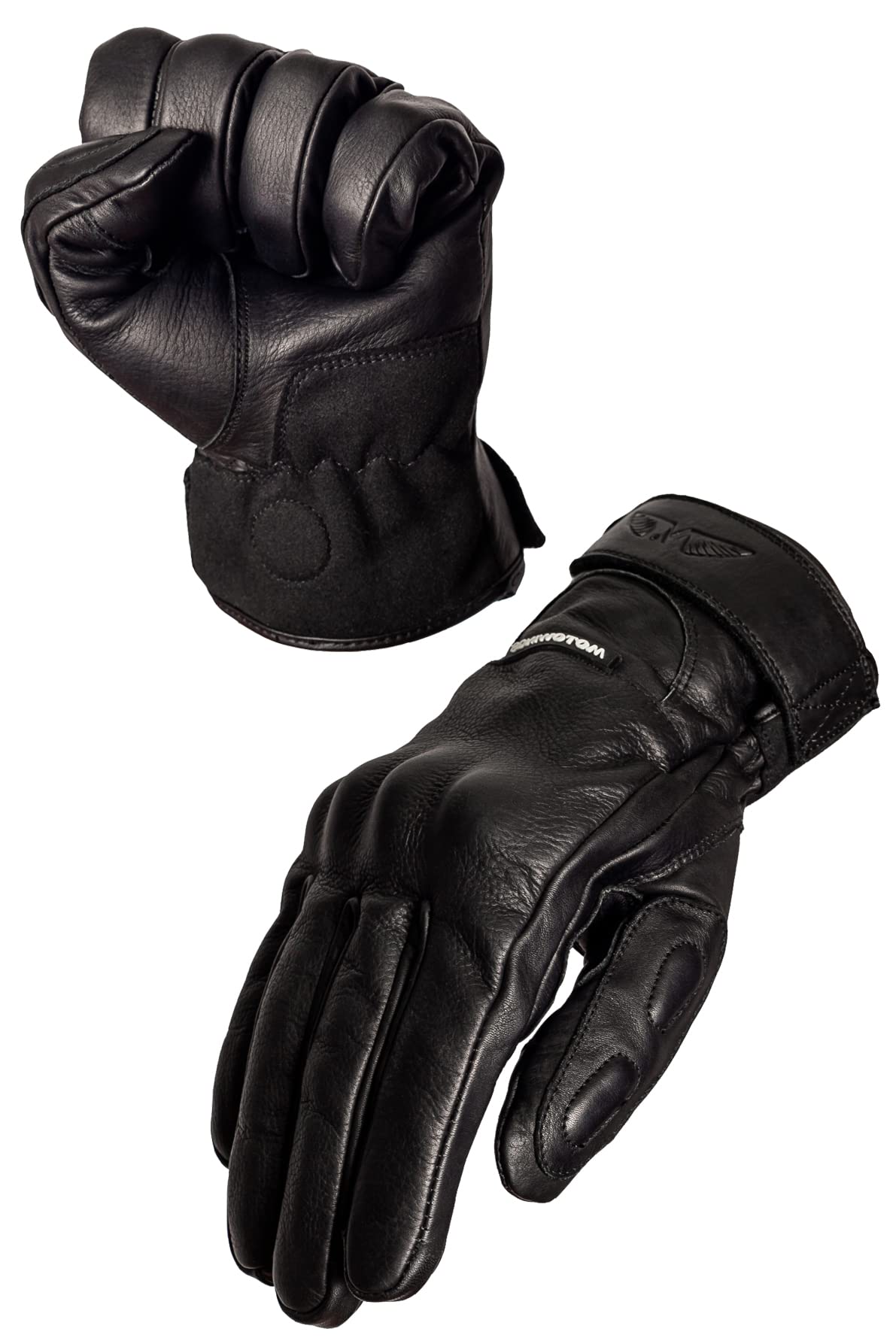 Premium Motorcycle Gloves - Genuine Goat Leather for Men & Women - Touchscreen Biker Gloves for Safe Riding