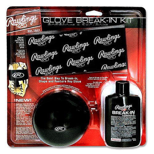 Rawlings Baseball Glove Break-In Kit – Premium Glove Conditioner & Softener for Faster Break-In | Perfect for Baseball, Softball & Training | Enhance Grip & Comfort for Game Day
