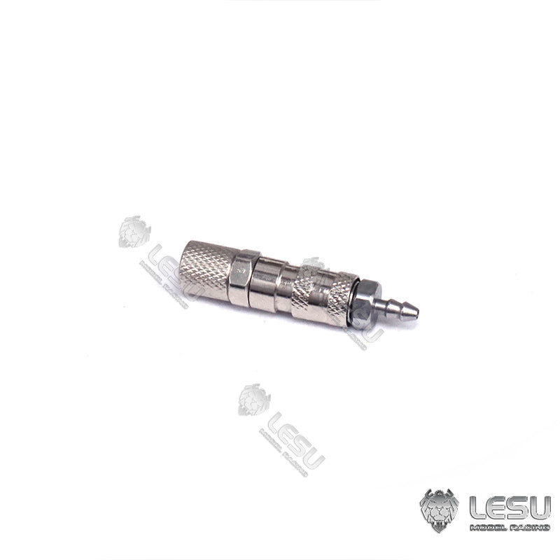 1/14 Scale LESU Metal Tubing Connector for RC Models - Compatible with TAMIYA Dump Trucks, Bulldozers, Excavators & Loaders | DIY Hydraulic System Parts for Construction Vehicle RC Enthusiasts | Perfect for Custom Builds and Scale Model Projects