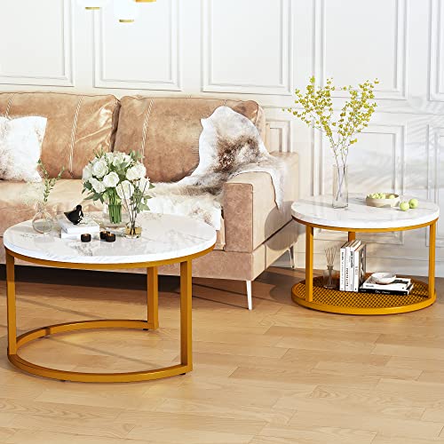 Gold and White