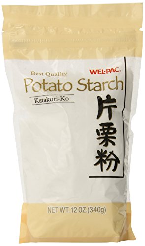Welpac Katakuriko Potato Starch 12oz - Premium Japanese Cooking Ingredient for Tempura, Baking & Thickening Sauces