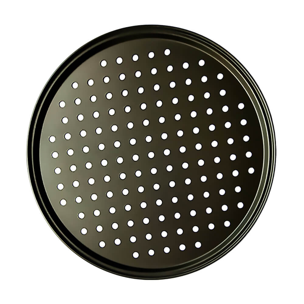 Pamela Oven Pizza Crisper - Non-Stick Baking Pan for Perfect Homemade Pizza, Bread & Cookies | Ideal for Kitchen, Camping & Parties