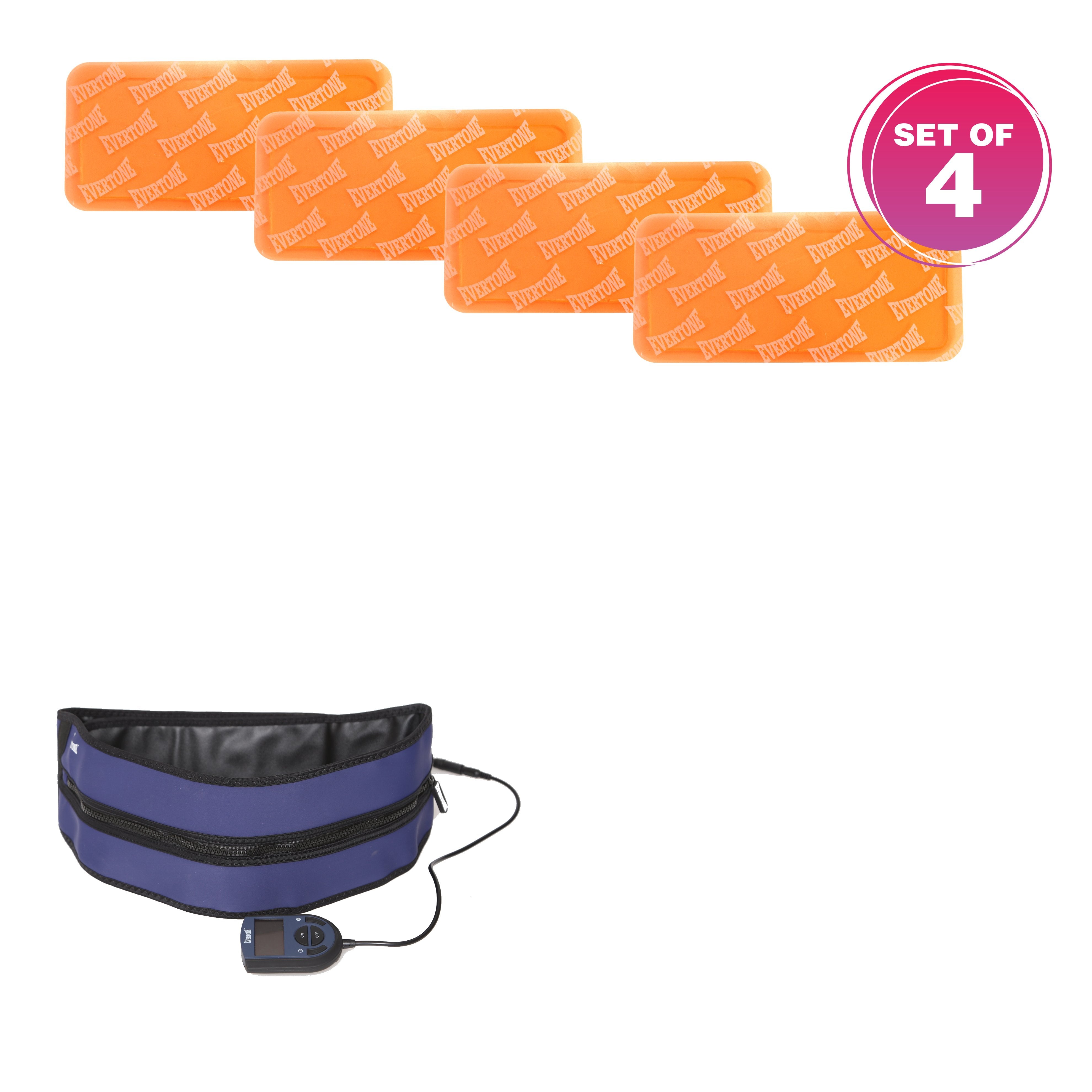 EVERTONE ZIP AND TONE GEL PADS - Muscle Recovery & Pain Relief Therapy for Athletes - Post-Workout Recovery, Sports Injury Relief, and Muscle Relaxation